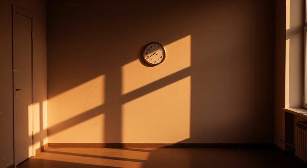 夕方の時計