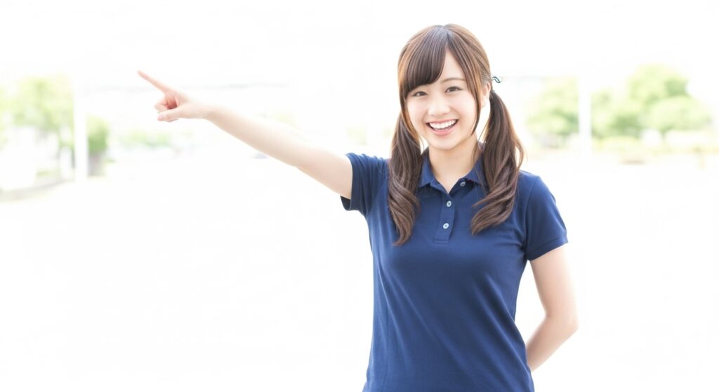 ポジティブな女性の介護職員