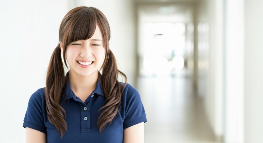 ストレスが溜まっている女性介護職員