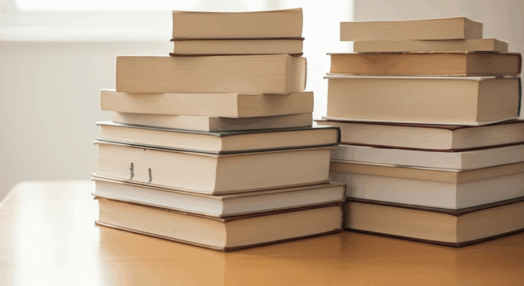 エビデンスを示すための、重なった書籍