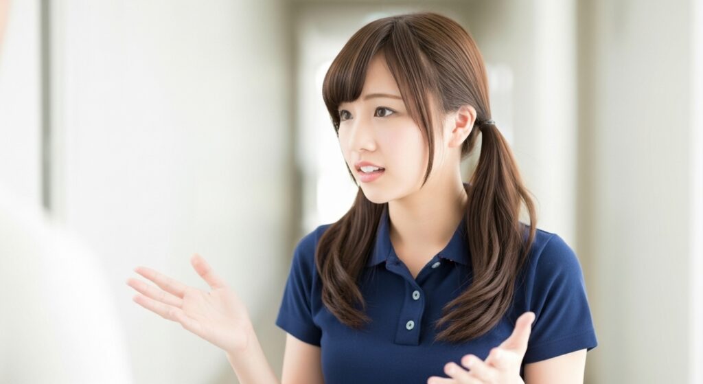 考えている女性介護職員