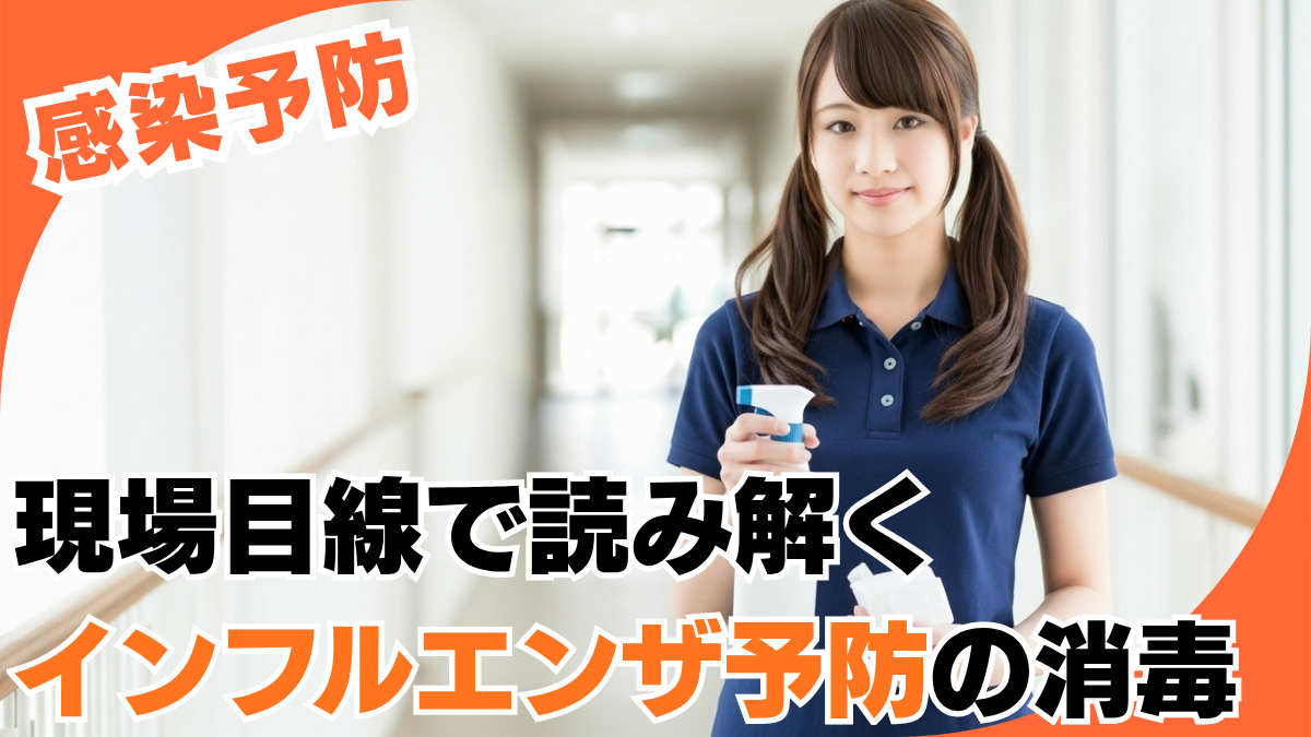 現場目線で読み解くインフルエンザ予防の消毒
