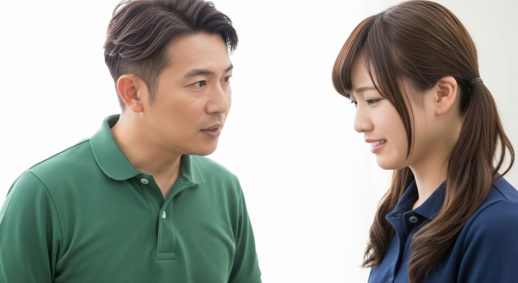 男性介護職員と女性介護職員