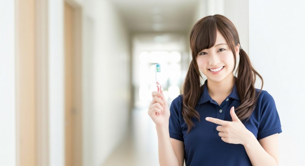女性の介護職員の画像