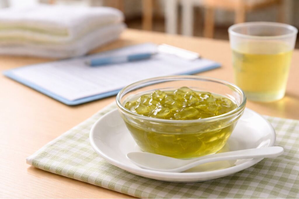 お茶ゼリーの画像