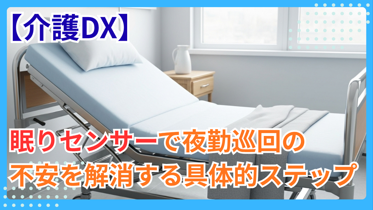眠りセンサーで夜勤巡回の不安を解消する具体的ステップ