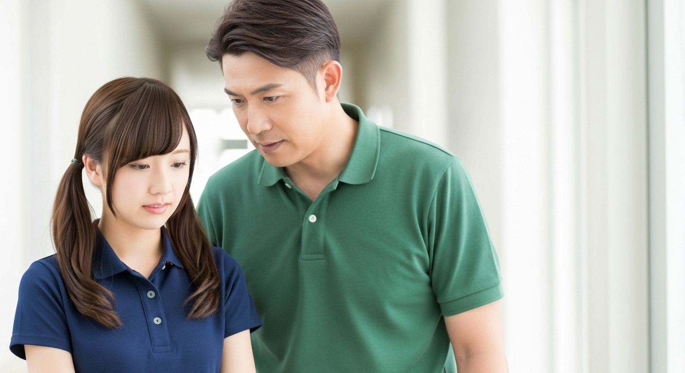 男性介護職員と女性介護職員