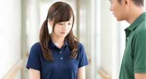 男性介護職員と女性介護職員