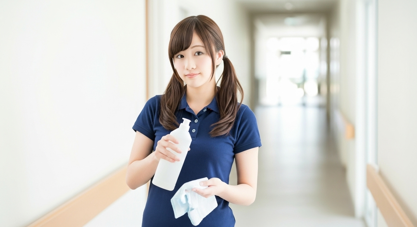 女性の介護職員の画像