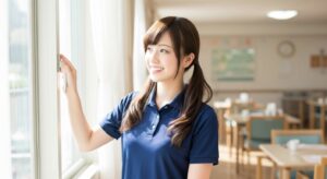 女性の介護職員の画像
