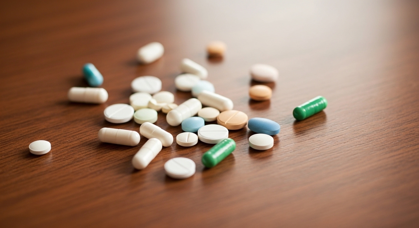 薬の錠剤の画像