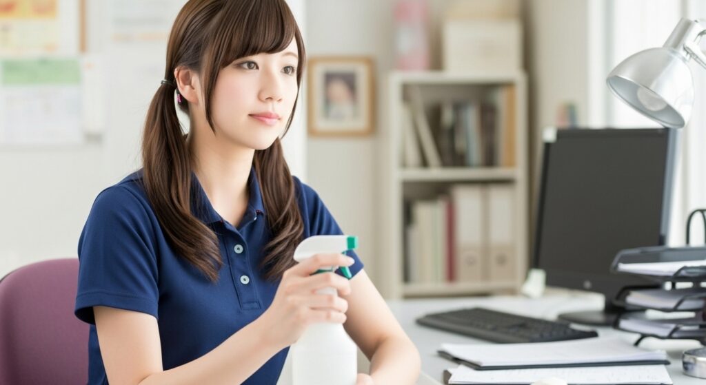 女性の介護職員の画像