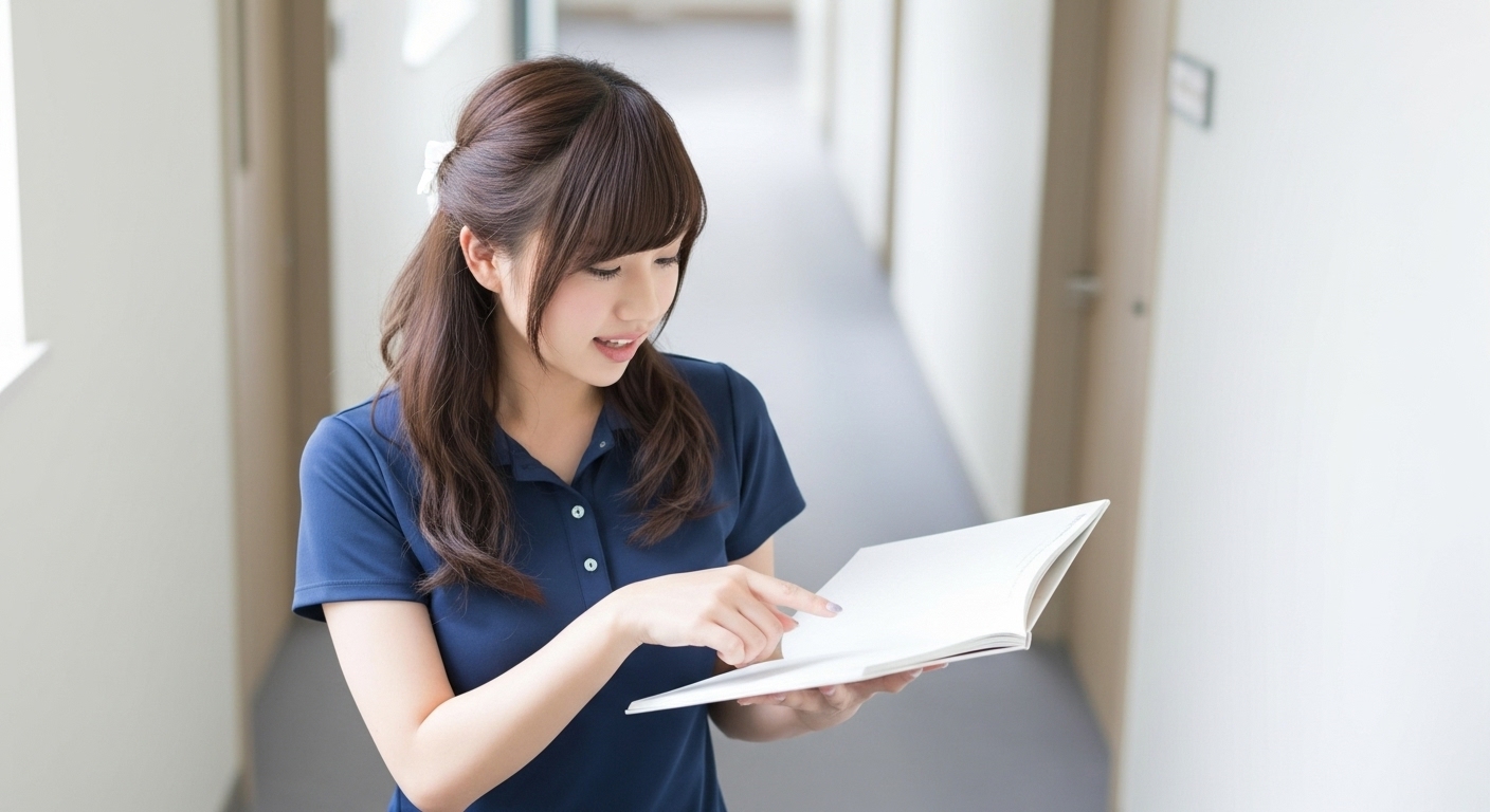 女性の介護職員の画像