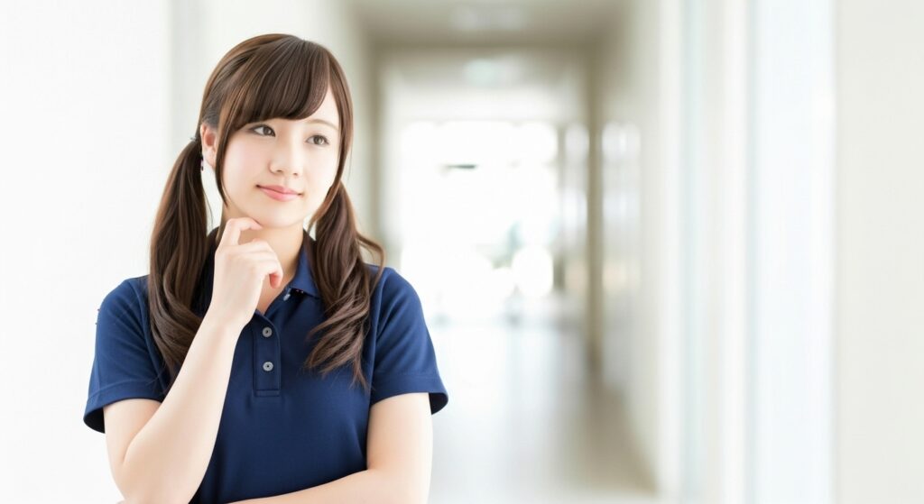 女性の介護職員の画像