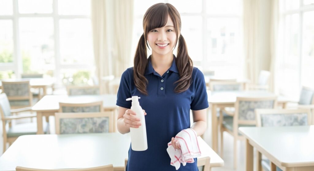 女性の介護職員の画像