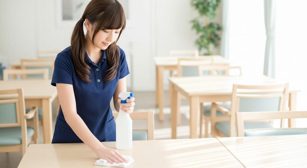 女性の介護職員の画像