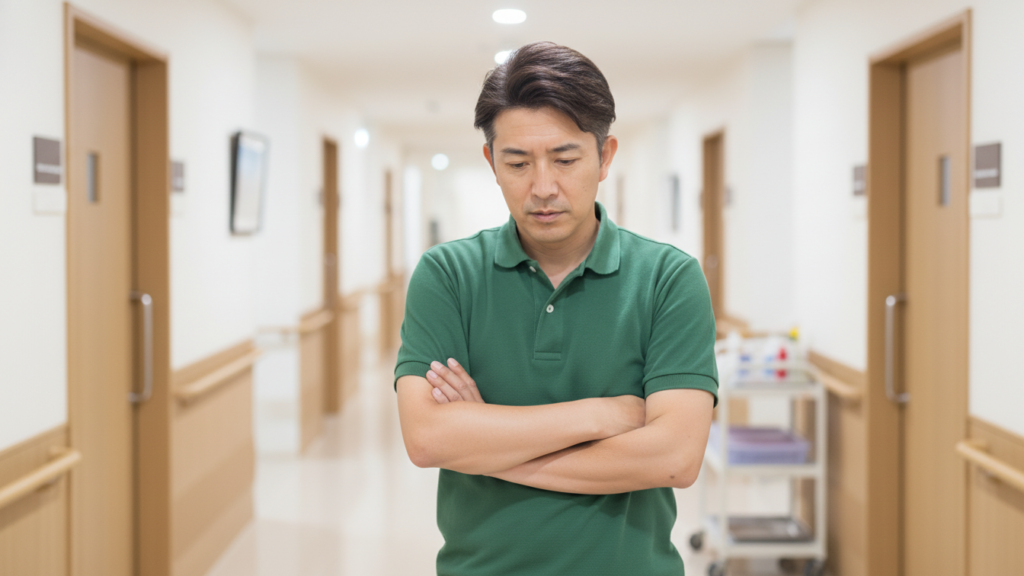 男性介護士の画像