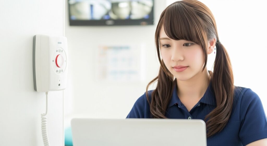 女性の介護職員の画像