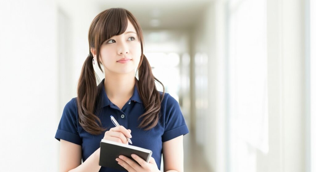 女性の介護職員の画像