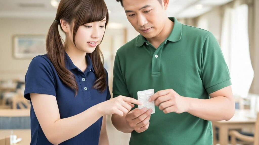 男性介護職員と女性介護職員