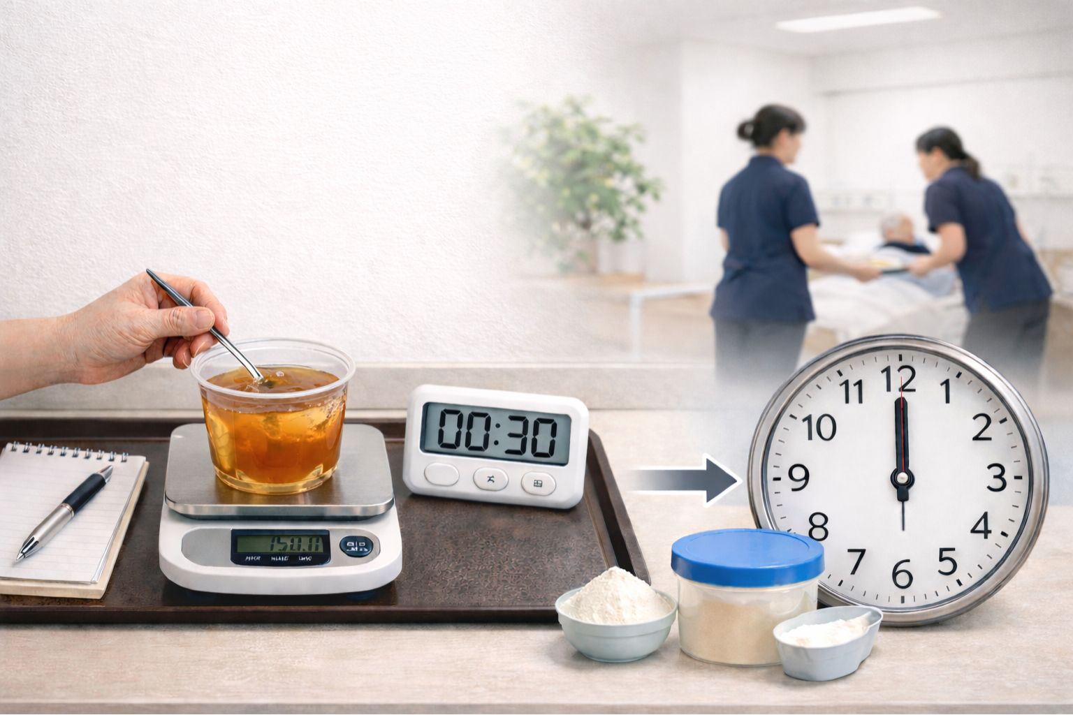 トロミのつけ方の画像