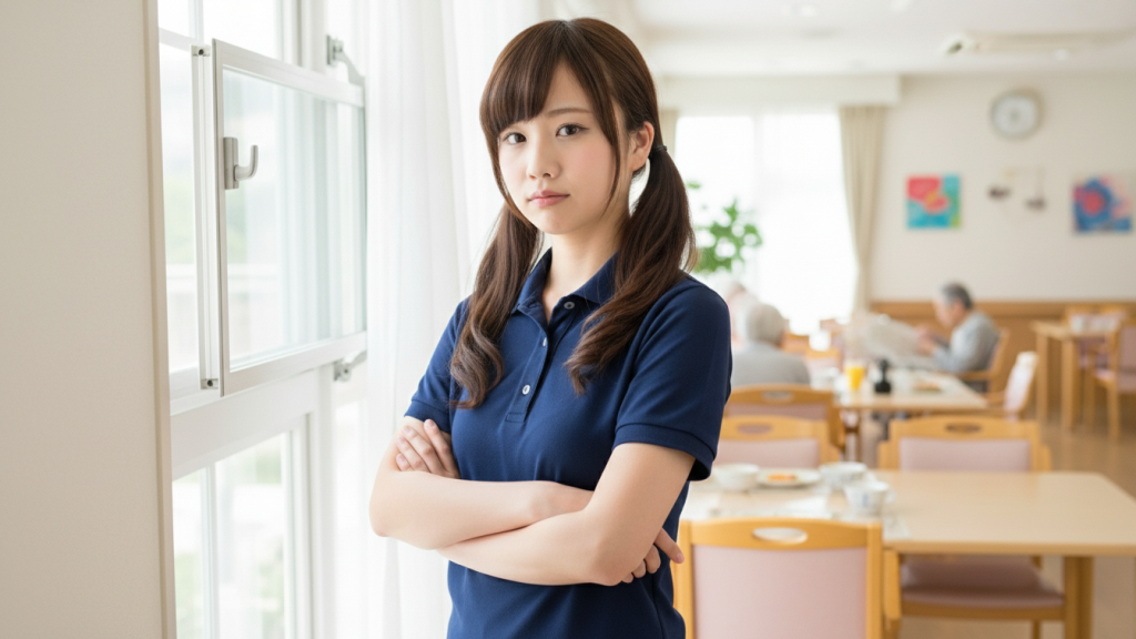 女性の介護職員の画像