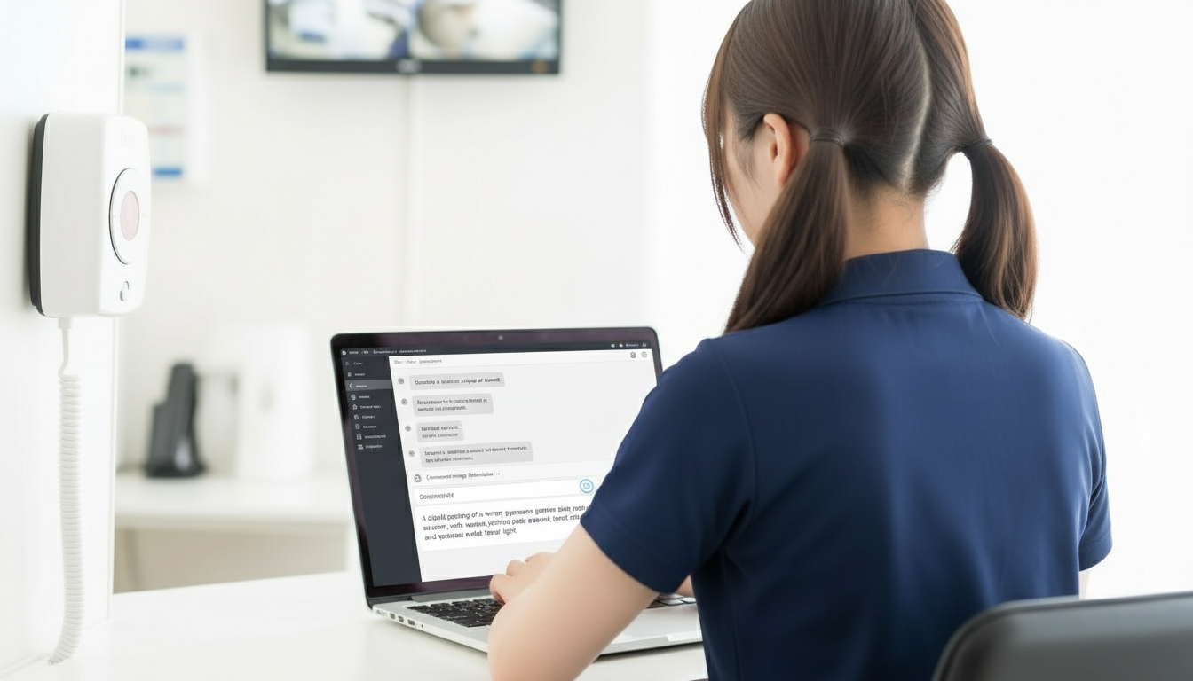 女性の介護職員の画像