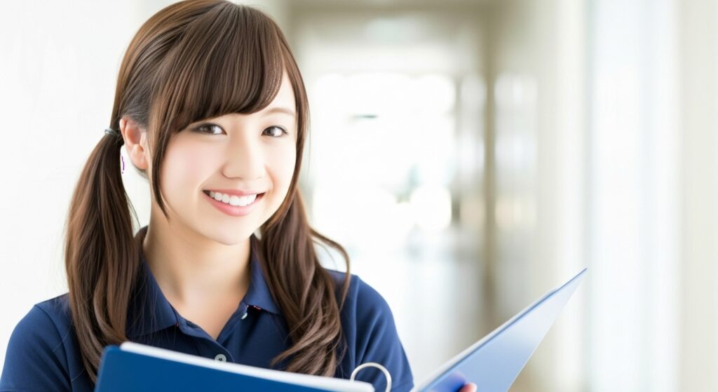 女性の介護職員の画像