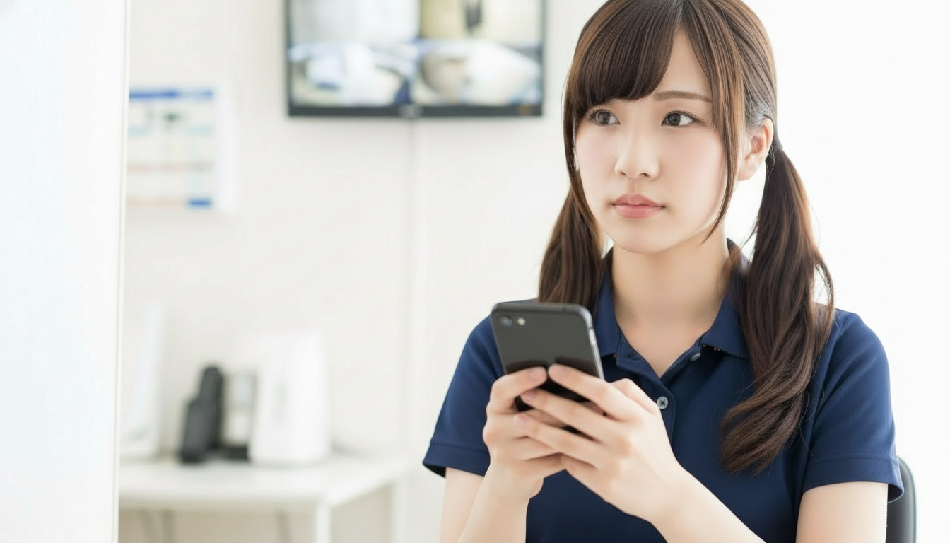 女性の介護職員の画像