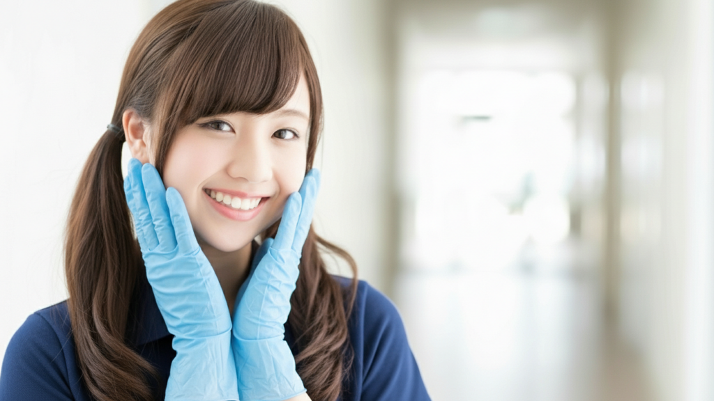 女性の介護職員の画像