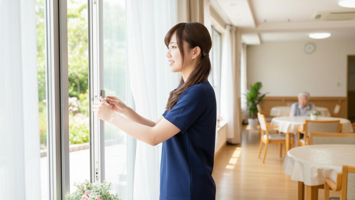 女性の介護職員の画像