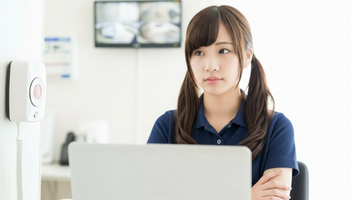 女性の介護職員の画像